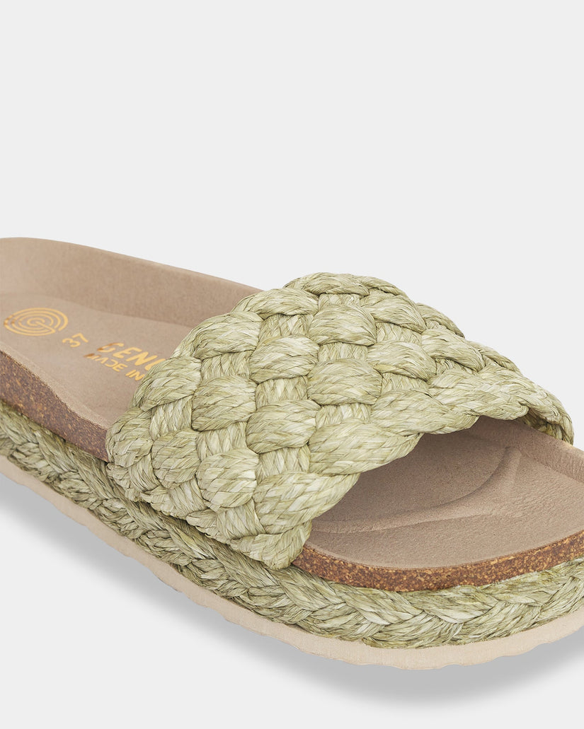 WOMENS REGGAE RAFFIA SANDALS