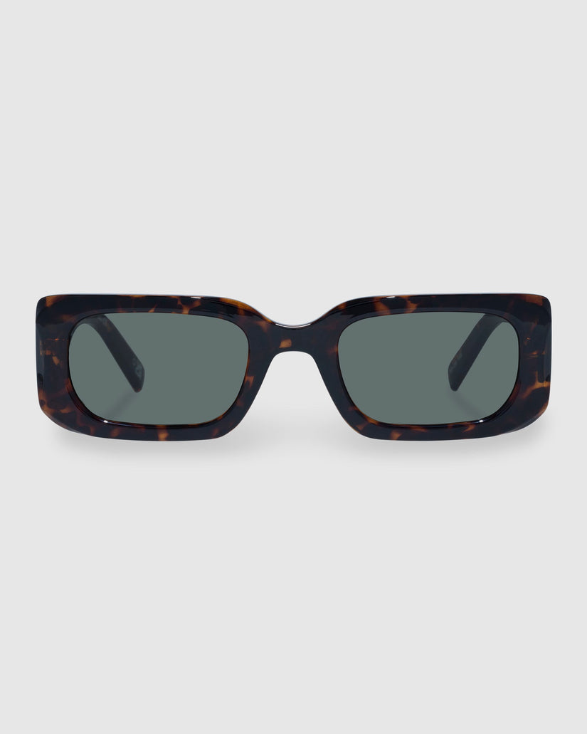 RIPPLED REBEL TORT KHAKI SUNGLASSES