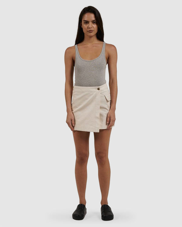 WOMENS PEYTON WRAP CARGO SKIRT