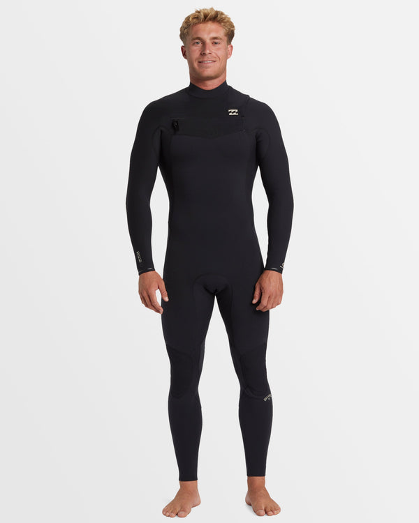 Mens 4/3mm Revolution Natural Chest Zip Wetsuit