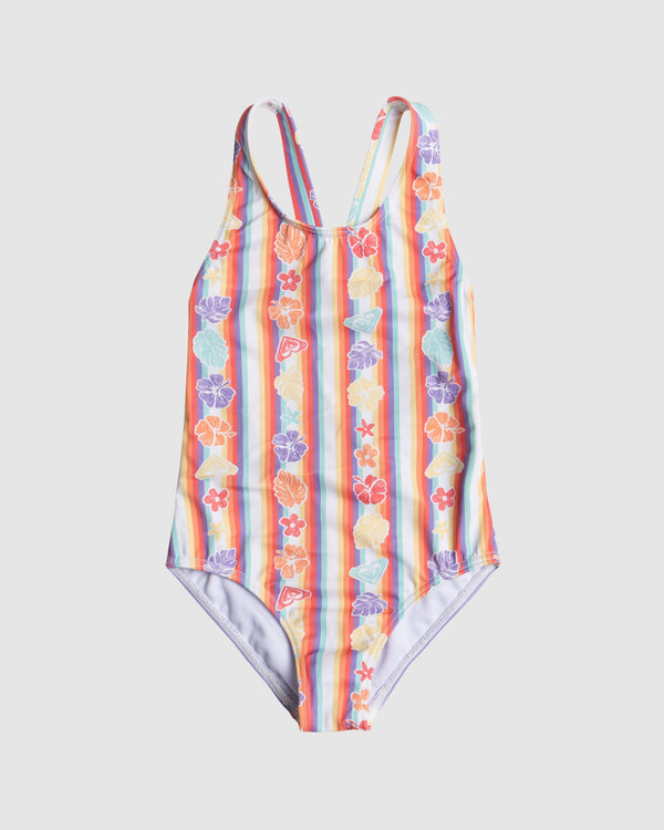 RAINBOW BAY STRIPE ONE PIECE